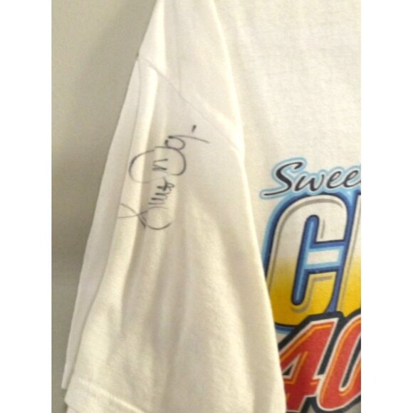 Sweet Home Chicago 400 Joliet 7/9/06 white AUTOGRAPHED T Shirt ANVIL Adult L - Picture 4 of 8